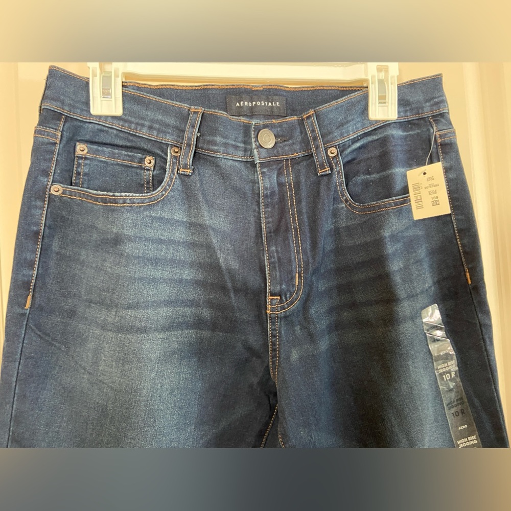 NWT Aeropostale Sz-10r Hi Waist, Real Front Pockets, Lightweight, Comfy Jeggings - Picture 3 of 16